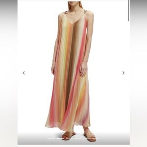 Scotch and soda pleated maxi dress